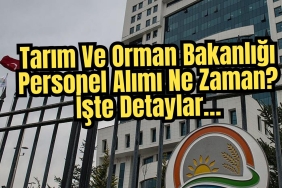 Tarım ve Orman Bakanlığı Personel Alımı